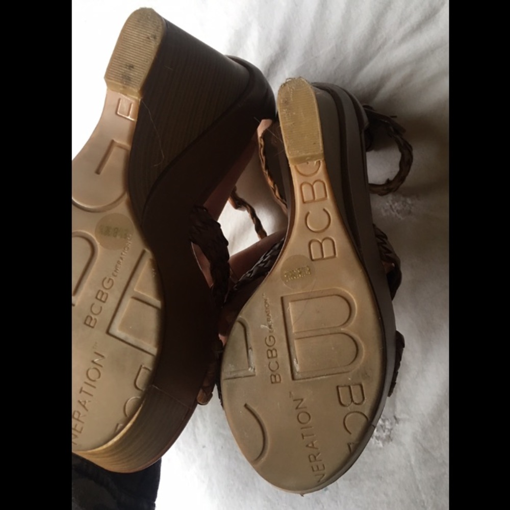 BCBGGeneration Wedge Sandals - Picture 3 of 5